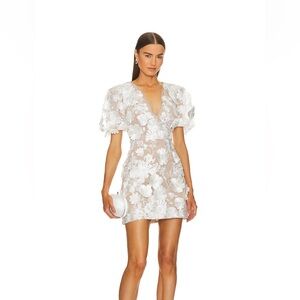 Elliatt White Floral Mini Dress